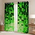 thumbnail image 2 of Castle Fairy Pixelated Miners Black Out Curtains,Geometric Curtains Pack of 2 (42x63 Each), 2 of 6