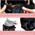 thumbnail image 4 of Taurus Constellation Foldable Car Garbage Can with Lid, Leak-Proof, and Hanging Storage Bag - Trash Can for Car, Car Trash Bin, Mini Trash Can, 4 of 6
