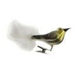 thumbnail image 2 of Golden Bell Collection Bird Clip-On With White Tail Ornament Christmas Spring Br514 Yellow, 2 of 3