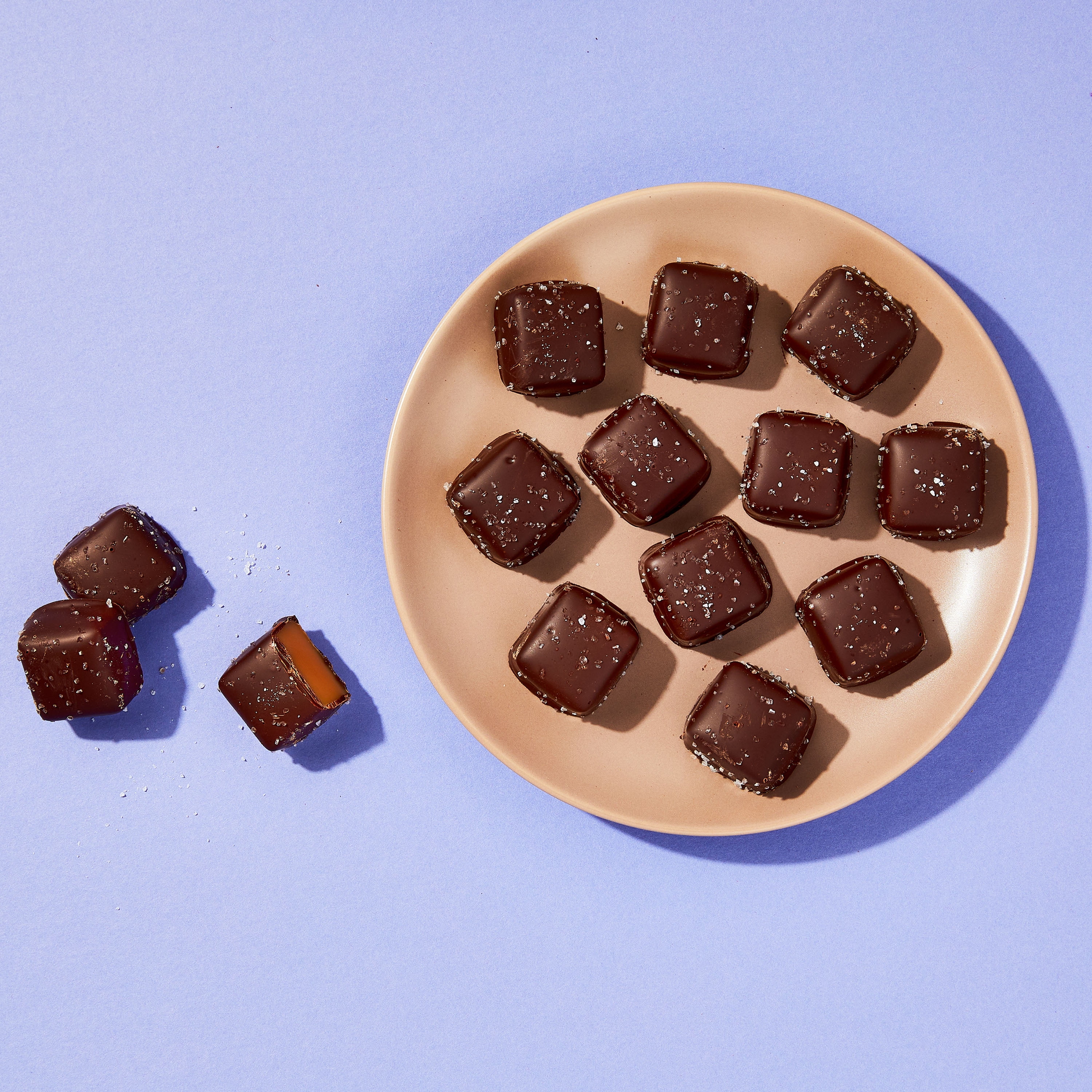 bettergoods Small Batch Dark Chocolate Sea Salted Caramels, 24.3 oz