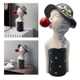 thumbnail image 2 of Escultura de resina, estatuas de escritorio, figuras de niña gris, 2 of 8