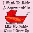 thumbnail image 2 of CafePress - Ride A Snowmobile Like Daddy Infant Bodysuit - Baby Light Bodysuit, Size Newborn - 24 Months, 2 of 4