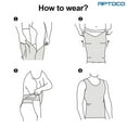 thumbnail image 6 of Aptoco 2 Pcs Compression Shirts for Men Gynecomastia Tank Tops Body Shaper Vest for Workout Male Slimming Base Layer Belly Control Undershirt, Size XL, Valentines Day Gifts, 6 of 8