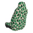thumbnail image 2 of Wukai Happy St. Patrick's Day Full Set Car Seat Covers with Soft Padding Universal Auto Front Seats Protector and Cushion Mat, 2 of 5
