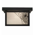 thumbnail image 6 of Meyda Tiffany 46307 Hyde Park Spider Web 14" Wide Flush Mount Square Ceiling Fixture -, 6 of 7