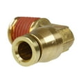 thumbnail image 3 of 2 Pack 1/4" x 1/4" Push-In x Male NPTF Fixed Elbow Brass Quick Connect Fitting, 3 of 3