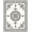 Black, Pattern 1, variant on ODIKA 8'x10' Machine Washable Non-Slip Area Rug, Elegant Distressed Vintage Adirondack High Traffic Rug, Black, 658427