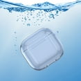 thumbnail image 4 of SUNHUFA Clear Protective Case with Carabiner TPU Cover for Airpods 4 (Transparent Blue), 4 of 9