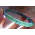thumbnail image 4 of Icy Blue Water Green Natural A JADE Jadeite Circle Bangle Bracelet 57 mm 699731 TN, 4 of 18