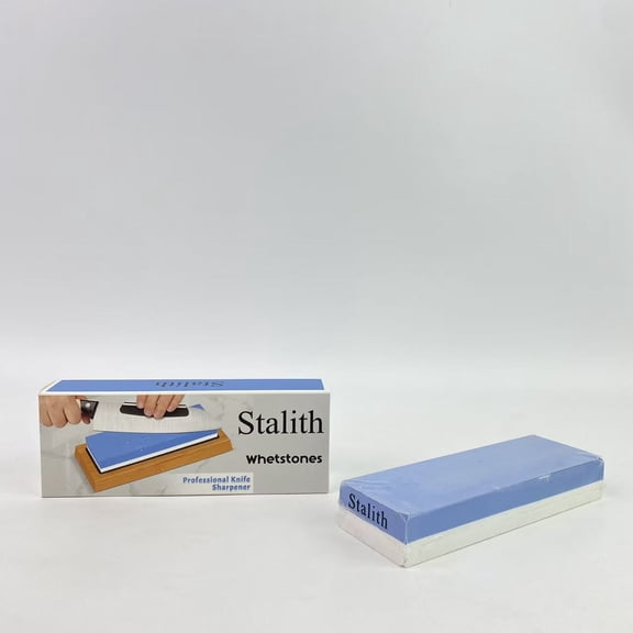 Stalith Whetstones, Premium Water-stone Sharpener Kits, Perfectional Knife Sharpener Wet stone Sets for Chef Knife, Kitchen Knife, Hunting Knife Machete with Non-Slip Base