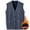 Gray, variant on Oplxuo Sweater Vest for Men Warm Fleece Lined Button V Neck Sleeveless Cardigan Knitted Winter Waistcoat