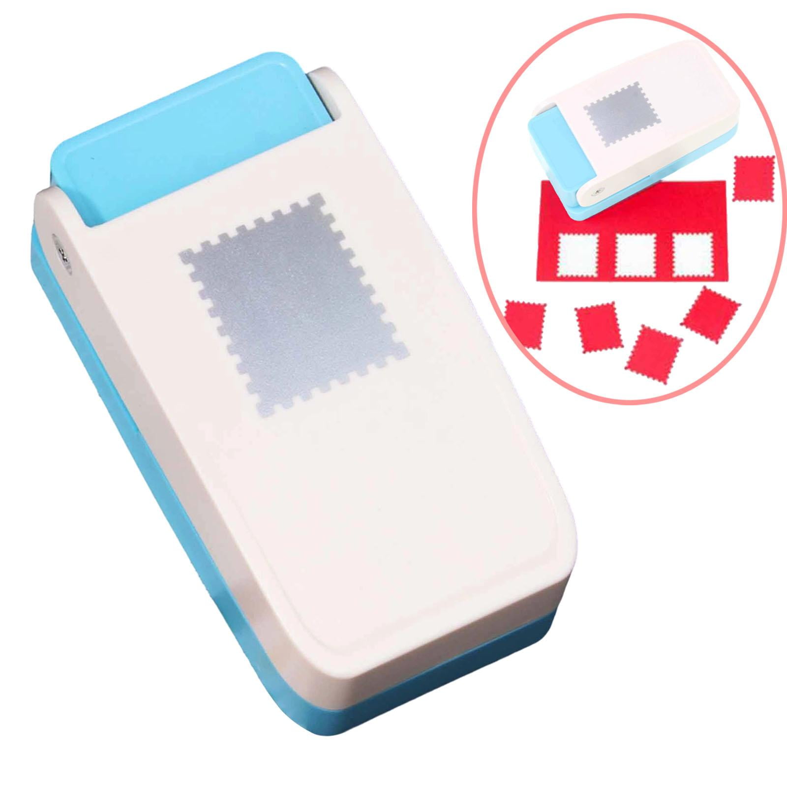 Milageto Stamp Paper Punch Hole Punch for Crafting Supplies Scrapbooking DIY Projects Rectangle stamp