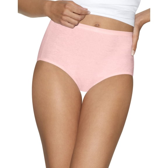 Hanes Women's Ultimate Cotton Comfort Briefs Assorted Colors & Patterns 4-Pack