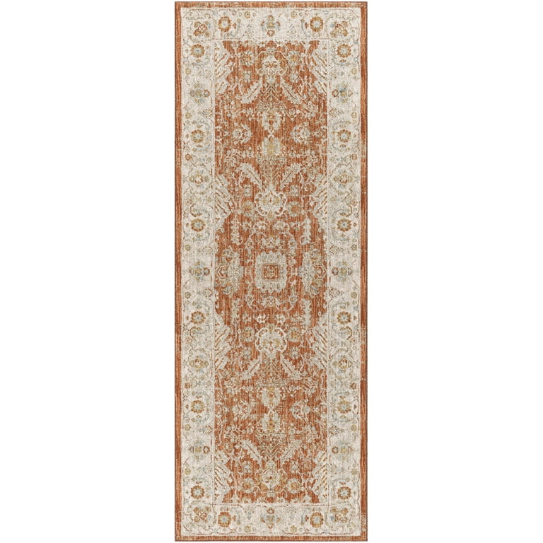 Ronrico Bohemian Rust/Saffron Area Rug - 6'7 x 9' in 2023