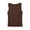 #01Coffee, variant on Womens Sleeveless Crewneck Ribbed Tank Tops Casual Basic Summer Top Slim Fitted Racerback Shirts Brown L