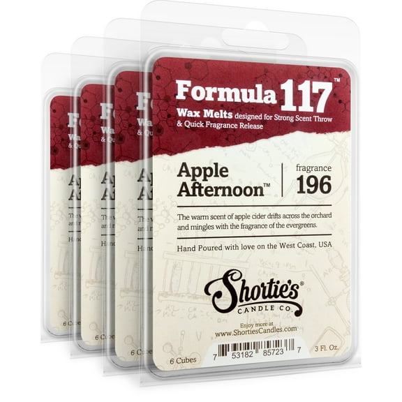 Apple Afternoon Wax Melts Bulk Pack - Highly Scented   Natural Oils - Shortie's Candle Company
