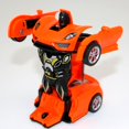 thumbnail image 1 of Colisión inercia deformación de un solo botón Bujiadi King Kong coche para niños robot puesto de mercado nocturno juguetes, 1 of 5