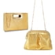 thumbnail image 1 of Juego de 2 Monederos de Paja Tejida con Cadena Metálica - Bolsas de Playa para Mujer para Bodas y Fiestas, 1 of 12