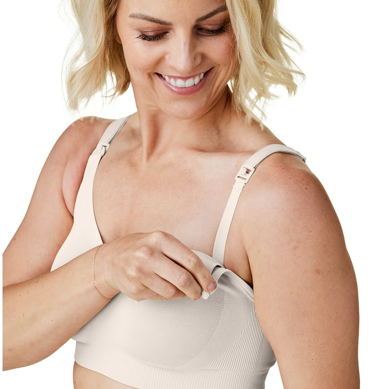 Bravado Designs Body Silk Seamless Nursing Bra for Breastfeeding, Wireless  Maternity Bra, Antique White Sustainable Fabric, Small at  Women's  Clothing store