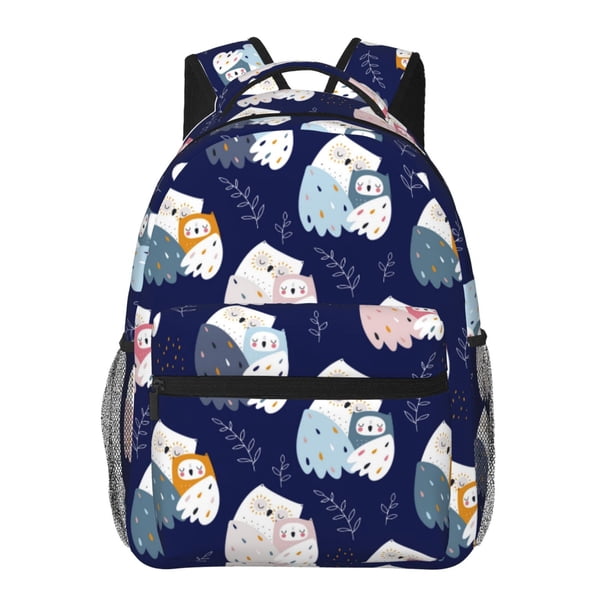 Easygdp Mom And Baby Owls Mochila Ergonómica Versátil para Laptop - Múltiples Bolsillos, Correas Ajustables, Unisex para Escuela, Viajes y Actividades al Aire Libre-One Size