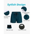 thumbnail image 2 of COOFANDY Men's Swim Trunks Quick Dry Bathing Suit with Pockets Swimwear Beach Board Short Swimsuit, 2 of 5