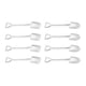 thumbnail image 4 of Juego de cucharas de postre Macarena de acero inoxidable 8 piezas, 4 of 8