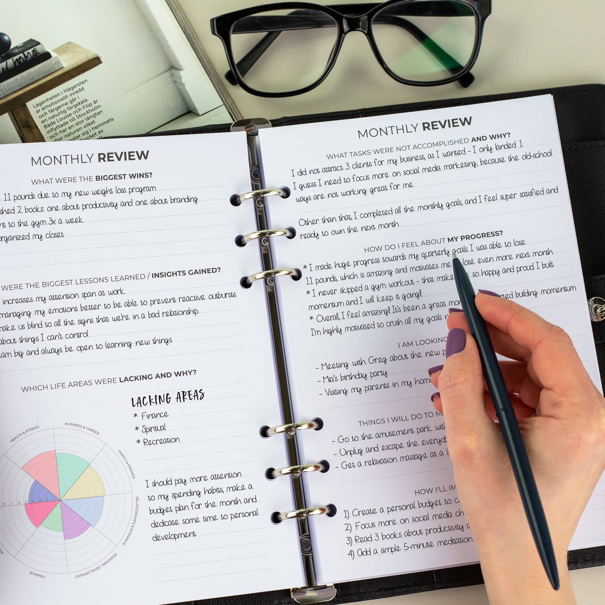 Clever Fox Weekly Planner Binder & Appointment Book