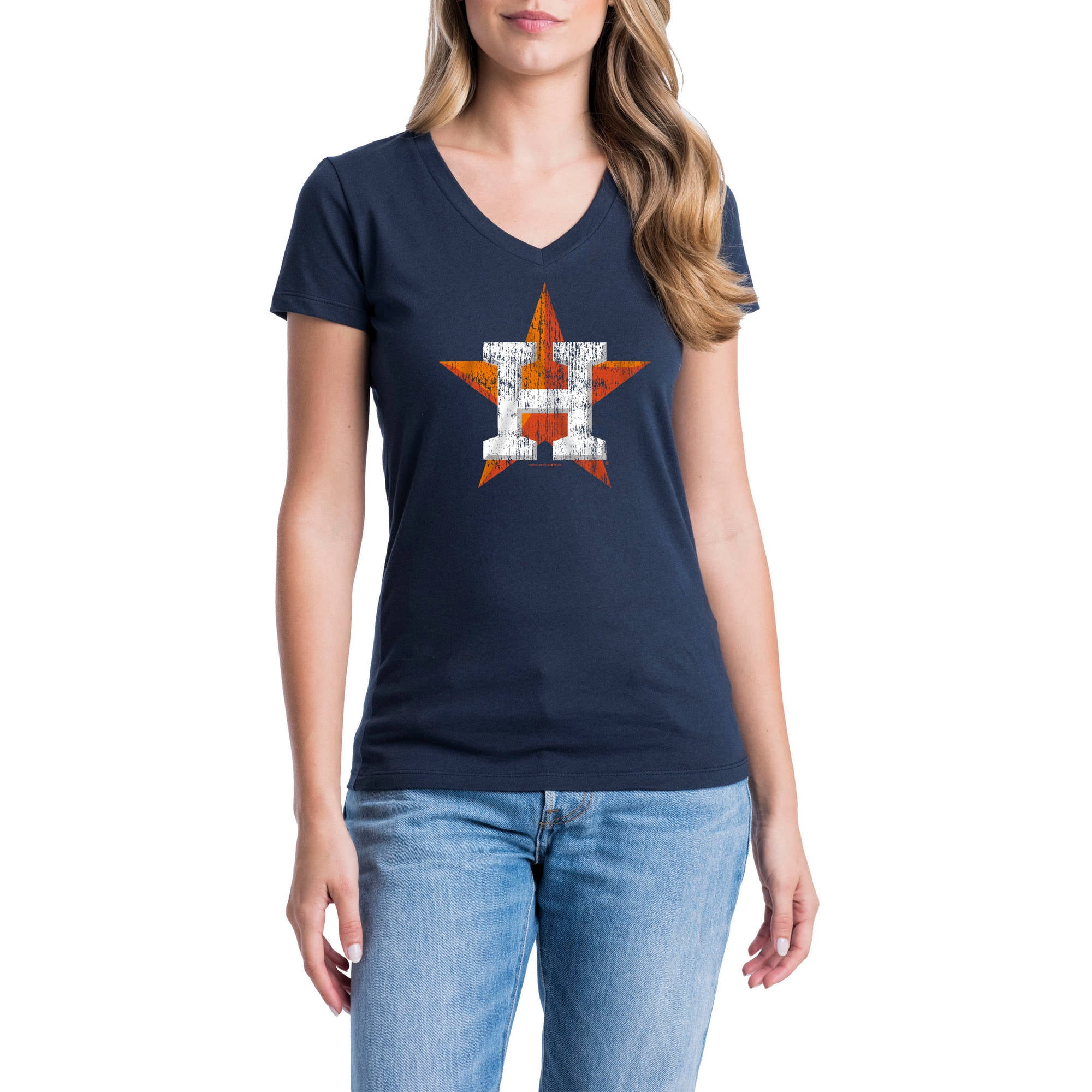 Houston Astros Womens Short Sleeve Graphic Tee