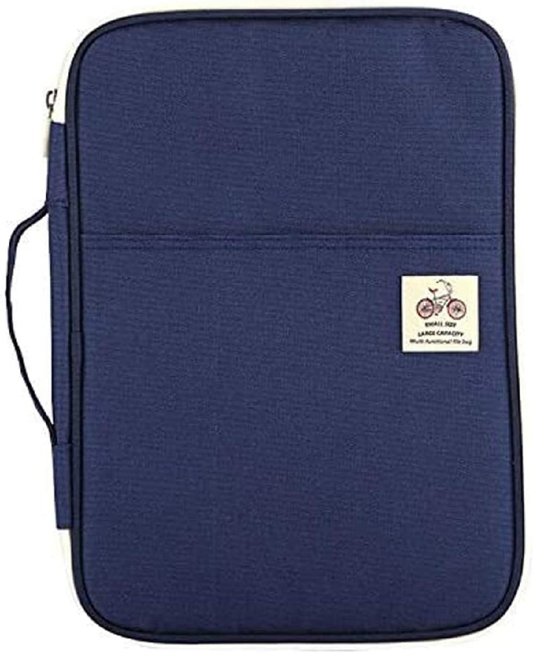 MultiFunctional Portfolio Travel File Organizer Business Waterproof A4 Document Bag Zippered