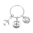 thumbnail image 1 of CIMAXIC Key Chain Pendant Unique Metal Keychain Compass Model Key Chain Ring Chic Metal Key Chain,2.28"X1.18"X0.08", 1 of 4