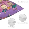 thumbnail image 5 of Rugrats Square Pillow Case Pillow Holder Soft Decorative Pillow Sham Cushion Cases Pillowcase 26"X26", 5 of 7