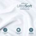 thumbnail image 4 of Bare Home Pillow Sham Set - Premium 1800 Collection - Double Brushed - Euro, White, 4 of 8