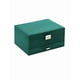 thumbnail image 1 of Estuche Xtellar Caja Organizador Joyero Joyas Joyería Aretes Retro Color Verde, 1 of 5
