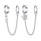 thumbnail image 1 of Qarigey Chica Punk aleación con anillo de cadena larga conjunto de moda joyería anillos de apertura regalos portátiles para aniversario de compromiso Ropa, zapatos y accesorios Miscelánea Typ 1 Qarigey AP009954-01, 1 of 6