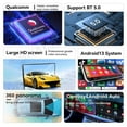 thumbnail image 5 of 13.6 inch Carplay Screen/Radio/Multimedia Player for Ford Edge 2015 2016 2017 2018 Models Universal Car Navigation/GPS Upgrade Headunit Android Display Video 1080P Touch Screen Replace System, 5 of 11