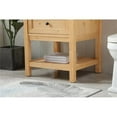 thumbnail image 5 of Elegant Decor Metropolis 24" Aluminum MDF Single Bathroom Vanity in Natural Wood, 5 of 8