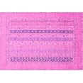 thumbnail image 1 of Ahgly Company Indoor Rectangle Abstract Pink Modern Area Rugs, 7' x 10', 1 of 4