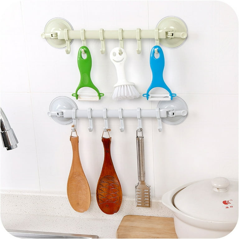 Shower Rod Towel Hook Bracket Shower Rail Holder ABS Chrome Bathrobe Loofah  Sprinkler Rack for Kitchen Bathroom Accessories