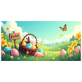 thumbnail image 4 of Easter Spring Backdrop with Floral Birds Bunny Egg Photography Background Banner Party Decoration for Baby Shower Photo Props Event Decor, 4 of 9