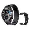 thumbnail image 1 of Haylou Smartwatch Ls20 Solar 5 Para Hombre Mujer, Reloj Inteligente Dispositivo Con Llamadas De Voz, Pantalla Amoled De 1,58 Pulgadas 60hz, Monitoreo De Salud 24h, Ip68 Impermeable, Negro, 1 of 7