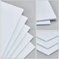 thumbnail image 4 of 10Sheets White Corrugated Plastic Sheets 11.8x6 Plastic Board Sheet 0.16" Thick Rectangle Moldable Plastic Sheets for Model Building Arts, 4 of 9