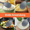 thumbnail image 4 of Ruiboury 2x Gray High Temperature Resistant Rice Cooker Serving Spoon No More Burns Silicone Rice Paddle, 4 of 6