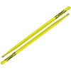 Zildjian 5ACWDGY 5A Acorn Wood Neon Yellow Drum Sticks - One Pair