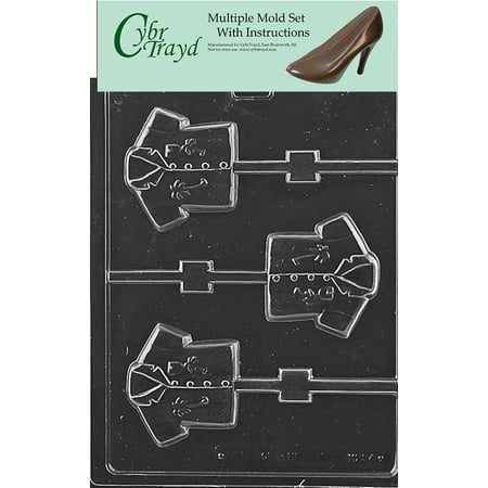 

Hawaiian Shirt Lolly Chocolate Candy Mold with Exclusive Cybrtrayd Copyrighted Molding Instructions Pack of 3