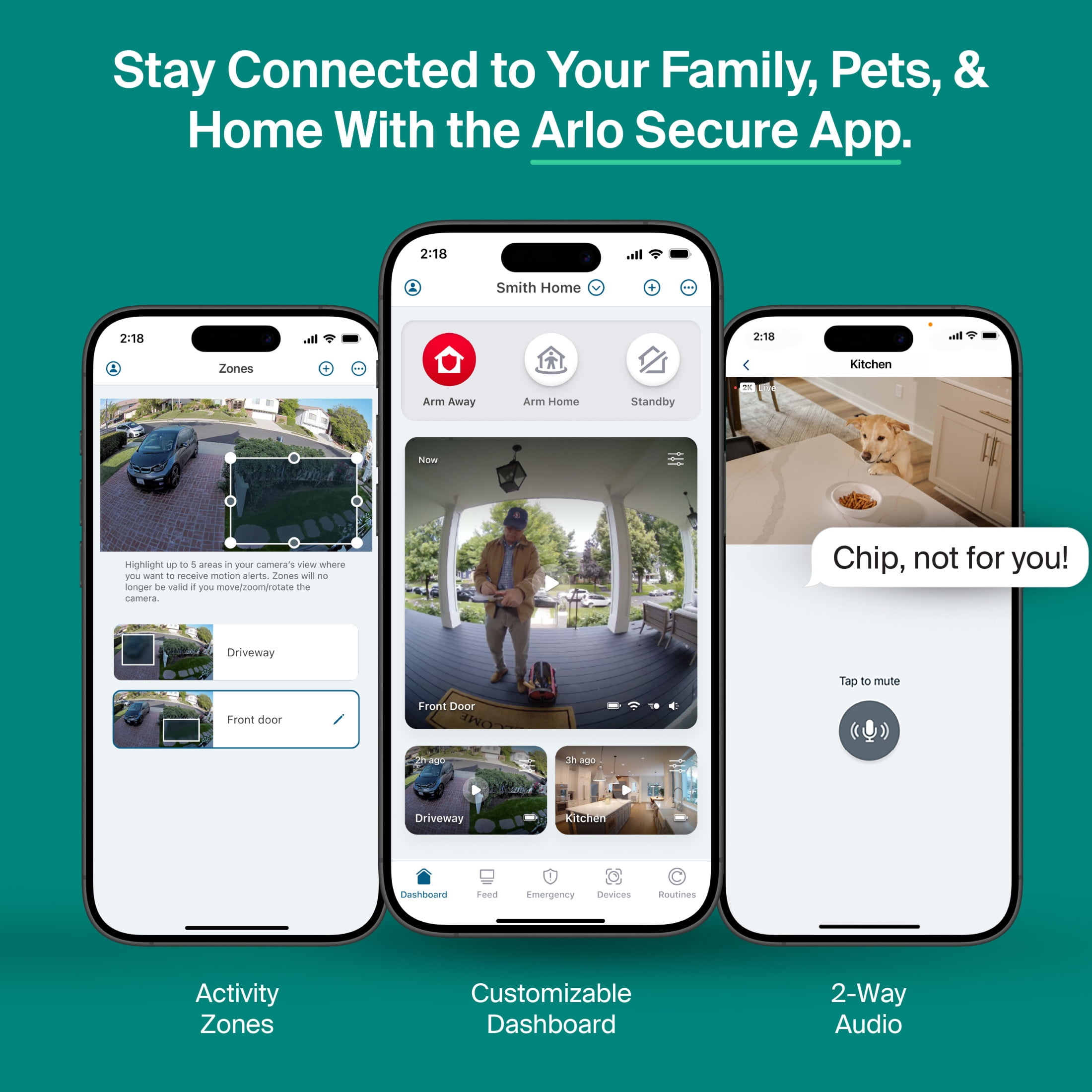 Arlo Essential Home Security Camera Kit (2025 Release) - Indoor Pan Tilt Plug-In Camera + Outdoor Plug-in Camera, 1080p HD, 2-Cam