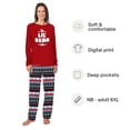 thumbnail image 2 of Lil' Bear Matching Family Christmas Pajamas With Dog, Polar Bear Holiday PJs, Plus Sizes, With Pockets, 2 of 7