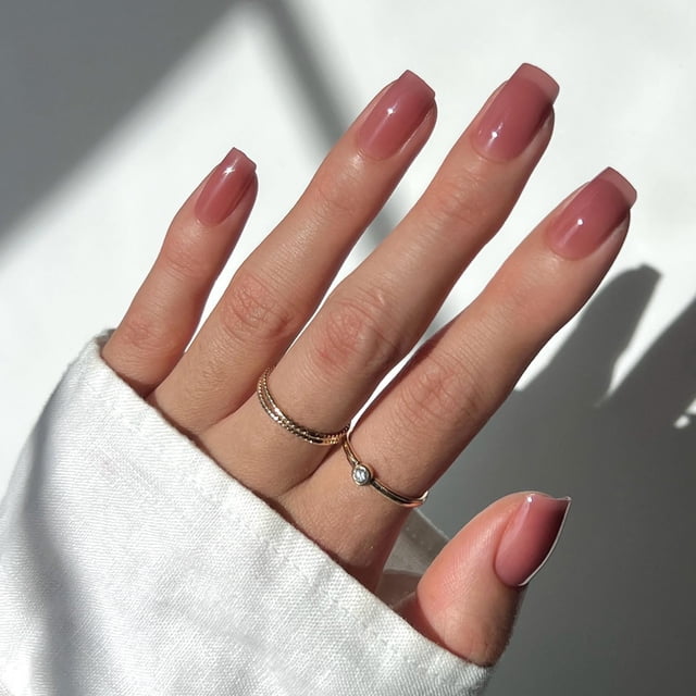 Set de 30 uñas Glamnetic Dusty Pink de Press On Nails