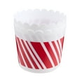 thumbnail image 3 of Holiday Time 2PC Popcorn Bowl Set, Candy Cane Swirl, Red and White, 3 of 9