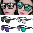 thumbnail image 3 of Rectangle Sunglasses Womens, Trendy Square Sunglasses for Men Women, Fashion Thick Rectangle Sun Glasses Uv Protection Shades Designer Style R7O2, 3 of 8