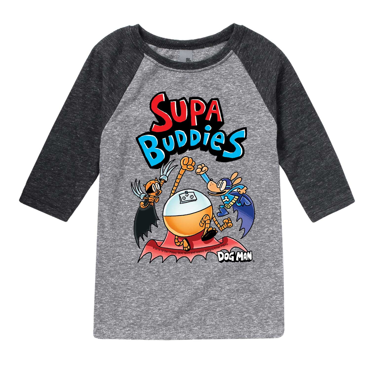 Dog Man With Cat Kid Supa Buddies Youth Raglan